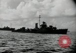 Image of target fleet Bikini Atoll Marshall Islands, 1946, second 39 stock footage video 65675075077