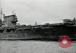 Image of USS Saratoga CV-3 Bikini Atoll Marshall Islands, 1946, second 22 stock footage video 65675075081