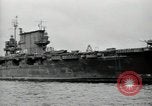 Image of USS Saratoga CV-3 Bikini Atoll Marshall Islands, 1946, second 24 stock footage video 65675075081