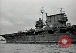 Image of USS Saratoga CV-3 Bikini Atoll Marshall Islands, 1946, second 29 stock footage video 65675075081