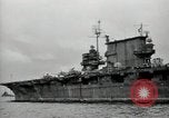Image of USS Saratoga CV-3 Bikini Atoll Marshall Islands, 1946, second 30 stock footage video 65675075081