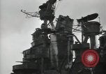 Image of target ships Bikini Atoll Marshall Islands, 1946, second 32 stock footage video 65675075082