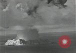 Image of atomic explosion Bikini Atoll Marshall Islands, 1946, second 56 stock footage video 65675075083
