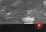 Image of mushroom cloud Bikini Atoll Marshall Islands, 1946, second 15 stock footage video 65675075087