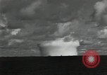 Image of mushroom cloud Bikini Atoll Marshall Islands, 1946, second 16 stock footage video 65675075087