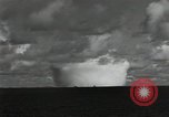 Image of mushroom cloud Bikini Atoll Marshall Islands, 1946, second 17 stock footage video 65675075087