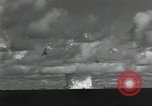 Image of mushroom cloud Bikini Atoll Marshall Islands, 1946, second 32 stock footage video 65675075087