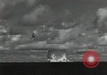 Image of mushroom cloud Bikini Atoll Marshall Islands, 1946, second 37 stock footage video 65675075087