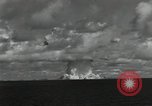 Image of mushroom cloud Bikini Atoll Marshall Islands, 1946, second 41 stock footage video 65675075087