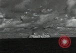 Image of mushroom cloud Bikini Atoll Marshall Islands, 1946, second 45 stock footage video 65675075087