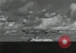 Image of mushroom cloud Bikini Atoll Marshall Islands, 1946, second 51 stock footage video 65675075087