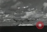 Image of mushroom cloud Bikini Atoll Marshall Islands, 1946, second 56 stock footage video 65675075087