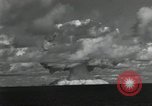 Image of mushroom cloud Bikini Atoll Marshall Islands, 1946, second 59 stock footage video 65675075087