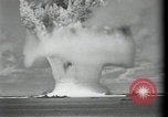 Image of mushroom cloud Bikini Atoll Marshall Islands, 1946, second 15 stock footage video 65675075088