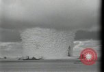 Image of mushroom cloud Bikini Atoll Marshall Islands, 1946, second 21 stock footage video 65675075088