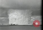 Image of mushroom cloud Bikini Atoll Marshall Islands, 1946, second 22 stock footage video 65675075088