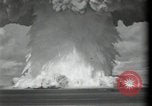 Image of mushroom cloud Bikini Atoll Marshall Islands, 1946, second 27 stock footage video 65675075088