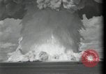 Image of mushroom cloud Bikini Atoll Marshall Islands, 1946, second 28 stock footage video 65675075088