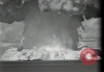 Image of mushroom cloud Bikini Atoll Marshall Islands, 1946, second 31 stock footage video 65675075088