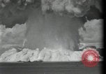 Image of mushroom cloud Bikini Atoll Marshall Islands, 1946, second 33 stock footage video 65675075088
