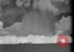 Image of mushroom cloud Bikini Atoll Marshall Islands, 1946, second 40 stock footage video 65675075088