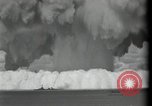 Image of mushroom cloud Bikini Atoll Marshall Islands, 1946, second 47 stock footage video 65675075088