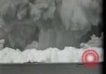 Image of mushroom cloud Bikini Atoll Marshall Islands, 1946, second 50 stock footage video 65675075088