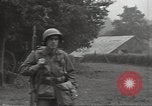 Standbild USA Infanteristen Marigny Frankreich, 1944, aus Sekunde 62 historischem Filmmaterial Videoclip 65675075090