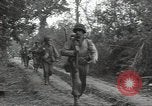 Standbild USA Infanteristen Marigny Frankreich, 1944, aus Sekunde 38 historischem Filmmaterial Videoclip 65675075092
