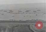 Image of Allied ships with reinforcements and supplies Normandy France, 1944, second 39 stock footage video 65675075096