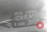 Image of bombed-out buildings Caen France, 1944, second 1 stock footage video 65675075099