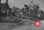 Image of bombed-out buildings Caen France, 1944, second 14 stock footage video 65675075099