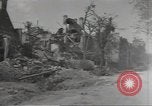 Image of bombed-out buildings Caen France, 1944, second 15 stock footage video 65675075099