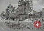Image of bombed-out buildings Caen France, 1944, second 22 stock footage video 65675075099