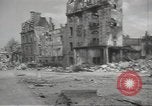 Image of bombed-out buildings Caen France, 1944, second 24 stock footage video 65675075099