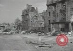 Image of bombed-out buildings Caen France, 1944, second 26 stock footage video 65675075099