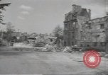 Image of bombed-out buildings Caen France, 1944, second 28 stock footage video 65675075099