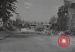 Image of bombed-out buildings Caen France, 1944, second 29 stock footage video 65675075099
