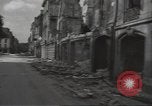 Image of bombed-out buildings Caen France, 1944, second 38 stock footage video 65675075099