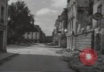 Image of bombed-out buildings Caen France, 1944, second 42 stock footage video 65675075099
