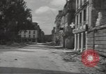 Image of bombed-out buildings Caen France, 1944, second 45 stock footage video 65675075099