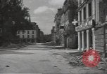 Image of bombed-out buildings Caen France, 1944, second 46 stock footage video 65675075099