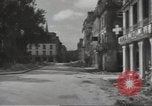 Image of bombed-out buildings Caen France, 1944, second 47 stock footage video 65675075099