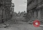 Image of bombed-out buildings Caen France, 1944, second 49 stock footage video 65675075099