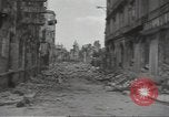 Image of bombed-out buildings Caen France, 1944, second 50 stock footage video 65675075099