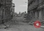 Image of bombed-out buildings Caen France, 1944, second 52 stock footage video 65675075099