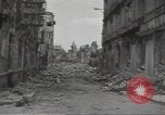 Image of bombed-out buildings Caen France, 1944, second 54 stock footage video 65675075099