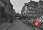 Image of bombed-out buildings Caen France, 1944, second 60 stock footage video 65675075099