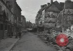 Image of bombed-out buildings Caen France, 1944, second 61 stock footage video 65675075099