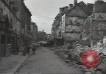 Image of bombed-out buildings Caen France, 1944, second 62 stock footage video 65675075099